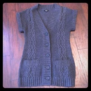 Express button down sweater